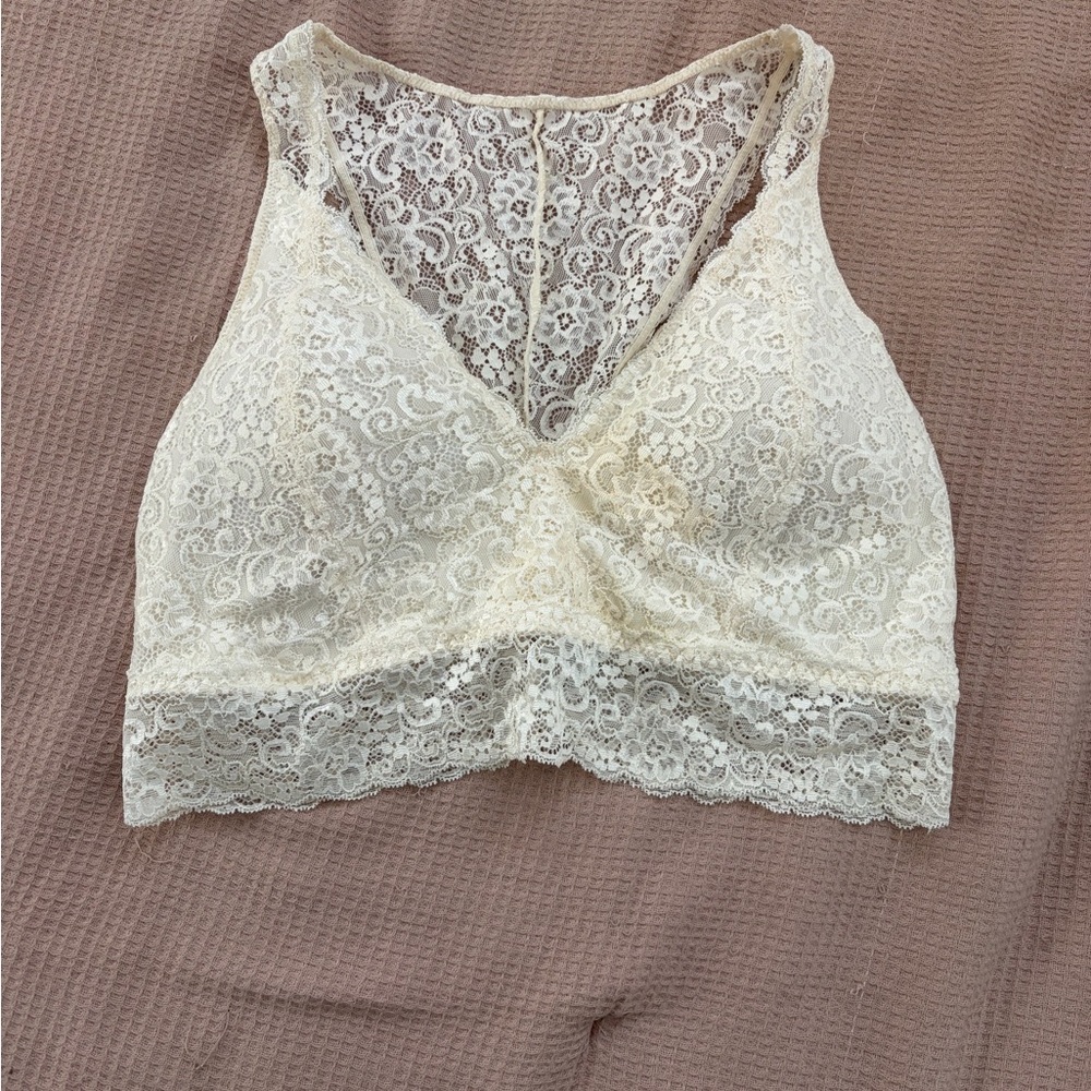 Soma Lace Bralette in Cream